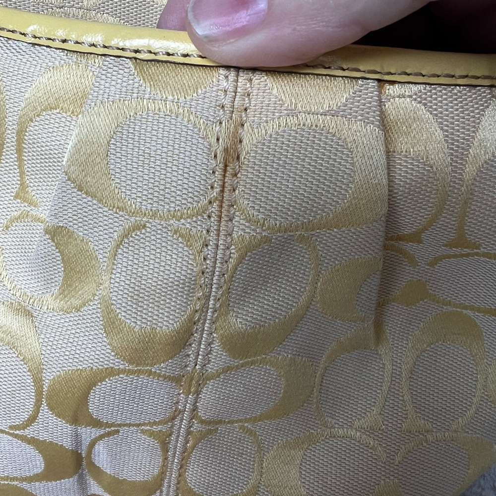 Coach Yellow Crossbody Bag - Picture 4 of 12